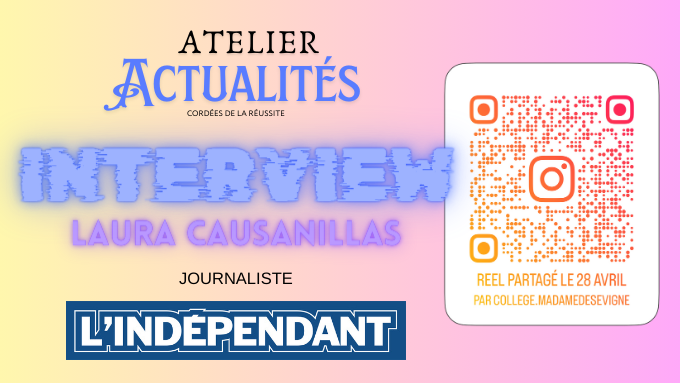 Interview Laura Causanillas - Journaliste l'Indépendant